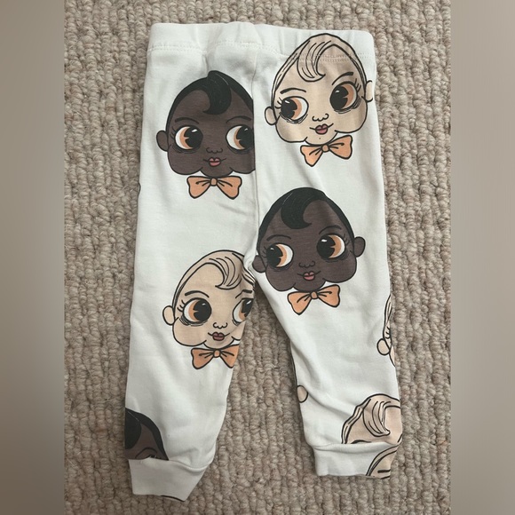 Mini Rodini faces leggings - Picture 3 of 4